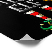 The Quirky Elf Shirt Matching Family Quirky Christ Poster (Ecke)