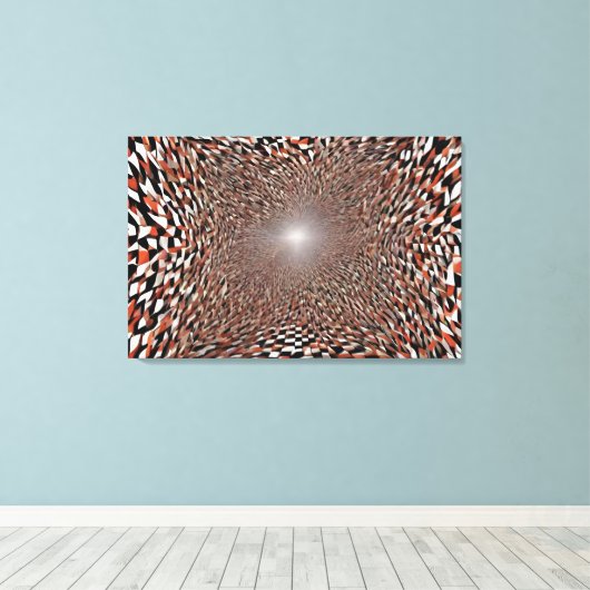 The rabbit hole  leinwanddruck (Insitu (Holzboden))