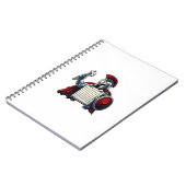 The Radiator – Funny Plumber’s Notebook Notizblock (Linke Seite)