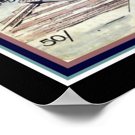 "The Ragtime Engineer" Blatt Music Cover 16 x 20 Poster (Ecke)