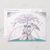 The Rainbow by George Barbier Postkarte (Vorne/Hinten)