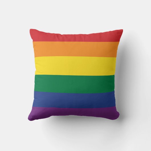 The Rainbow Flag Kissen (Rückseite)