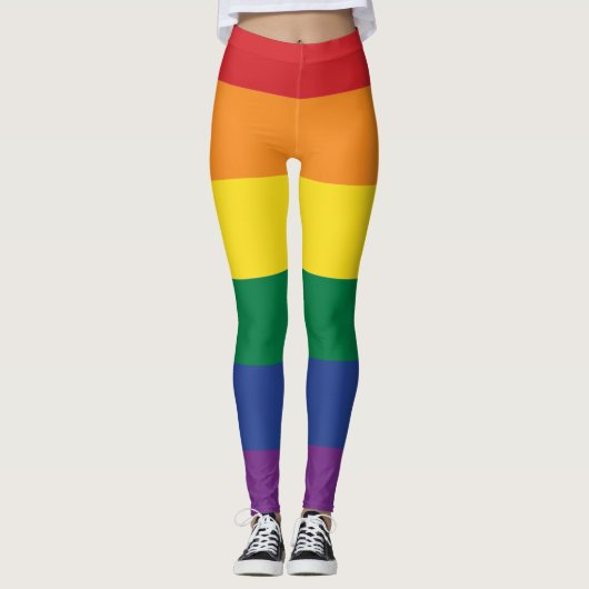 The Rainbow Flag Leggings (Vorderseite)