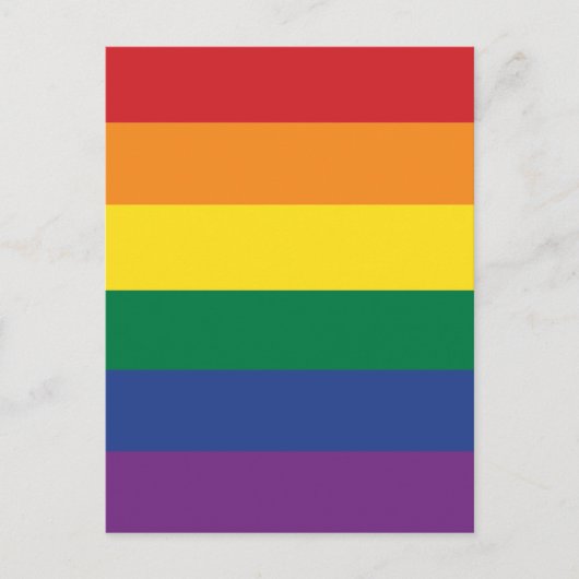 The Rainbow Flag Postkarte (Vorderseite)
