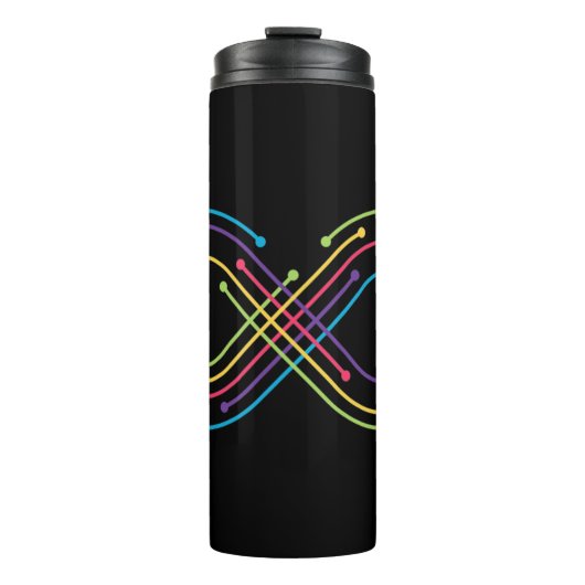 The rainbow infinity can symbolize anything it mea thermosbecher (Vorderseite)