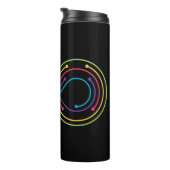 The rainbow infinity can symbolize anything it mea thermosbecher (Nach rechts gedreht)