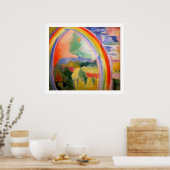 The Rainbow - Vintag Classic - von Robert Delaunay Poster (Küche)