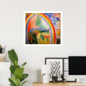 The Rainbow - Vintag Classic - von Robert Delaunay Poster (Heimbüro)