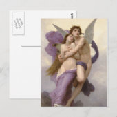 The Rapture of Psyche by William Bouguereau Postkarte (Vorne/Hinten)