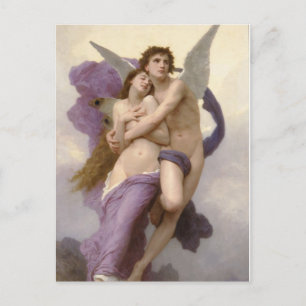 The Rapture of Psyche by William Bouguereau Postkarte