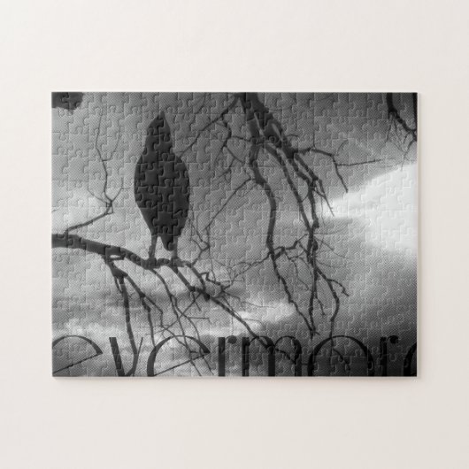 The Raven - Nevermore Sonnenbäume Baum Puzzle (Horizontal)