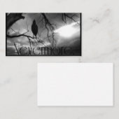 The Raven - Nevermore Sonnenbäume Baum Visitenkarte (Vorne/Hinten)