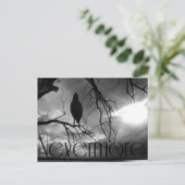 The Raven - Nevermore Sunams & Tree Postkarte (Stehend Vorderseite)