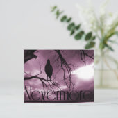 The Raven - Nevermore Sunams & Tree Postkarte (Stehend Vorderseite)