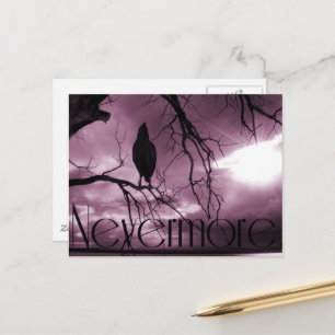 The Raven - Nevermore Sunams & Tree Postkarte