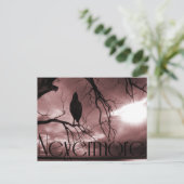 The Raven - Nevermore Sunams & Tree Postkarte (Stehend Vorderseite)