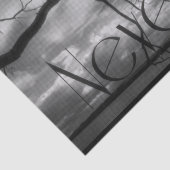 The Raven - Nevermore Sunbeams Tree Seidenpapier (Detail)