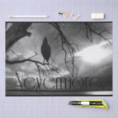 The Raven - Nevermore Sunbeams Tree Seidenpapier (Handwerk)