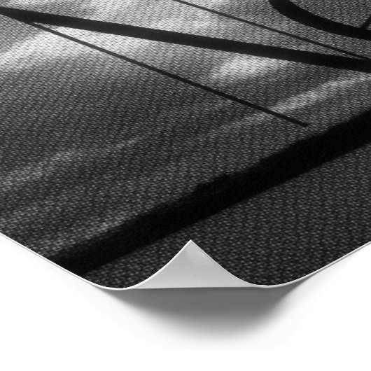 The Raven Poster - Nevermore Sunams Tree B&W (Ecke)