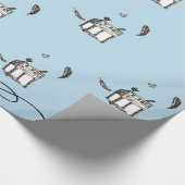 The Raven & The Writing Desk - Wrapping Paper Geschenkpapier (Ecke)