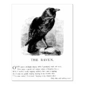 The Raven von Edgar Allen Poe Gummistempel (Prägung)