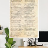 The Raven von Edgar Allen Poe Poster (Heimbüro)