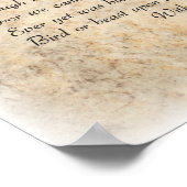 The Raven von Edgar Allen Poe Poster (Ecke)