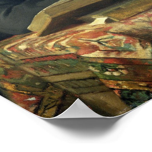 The Reader, 1856 Poster (Ecke)