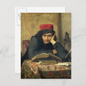 The Reader, 1856 Postkarte (Vorne/Hinten)