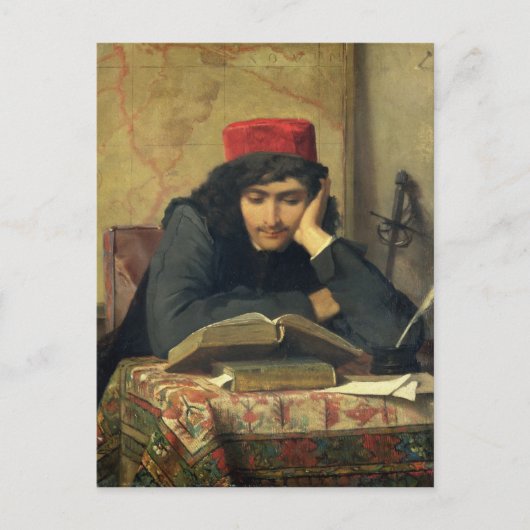 The Reader, 1856 Postkarte (Vorderseite)