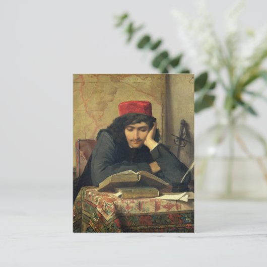The Reader, 1856 Postkarte (Stehend Vorderseite)