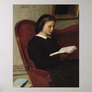The Reader, 1861 Poster