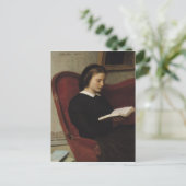 The Reader, 1861 Postkarte (Stehend Vorderseite)