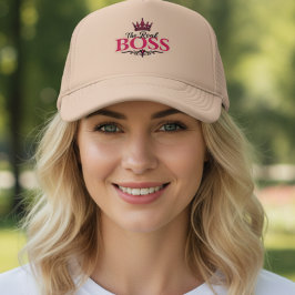 The Real Boss Women’s Stylish Trucker Hat,  Truckerkappe
