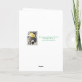 "The Real Easter Bunny" Ferienkarte Feiertagskarte (Rückseite)