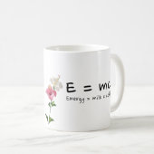 The Real Law of Energy Coffee Physics 101 Einstein Kaffeetasse (VorderseiteRechts)