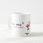 The Real Law of Energy Coffee Physics 101 Einstein Kaffeetasse (Vorderseite Links)