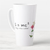 The Real Law of Energy Coffee Physics 101 Einstein Milchtasse (Linke Ecke)