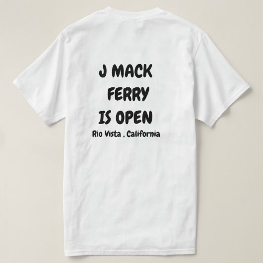 The Real Mc Coy - J Mack Ferry T - Shirt (Design Rückseite)