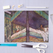 "The Real Princess" von Edmund Dulac Seidenpapier (Handwerk)