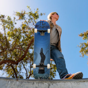 The Reaper in Blue Dd Brand Skateboard