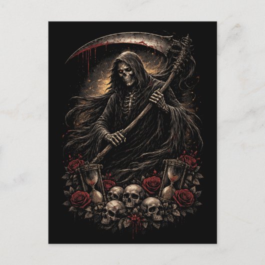 The Reaper’s Hourglass Postkarte (Vorderseite)