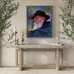 The Rebbe Menachem Schneerson Giclee Art Print Poster