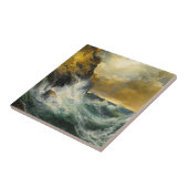 The Receding Wave by Moran, 1909 Fliese (Seite)