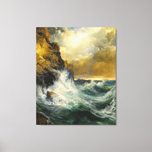 The Receding Wave by Moran, 1909 Leinwanddruck (Vorderseite)