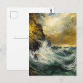 The Receding Wave by Moran, 1909 Postkarte (Vorne/Hinten)