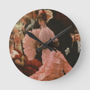 The Reception or, L'Ambitieuse (Political Woman) c Runde Wanduhr