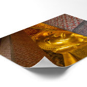 The Reclining Buddah in Bangkok Poster (Ecke)