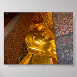 The Reclining Buddah in Bangkok Poster