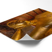 The Reclining Buddha in Bangkok Poster (Ecke)